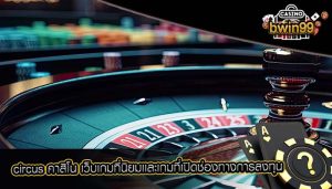 circus คาสิโน เว็บเกมที่นิยมเเละเกมที่เปิดช่องทางการลงทุน